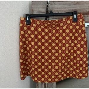 Geometric print skirt